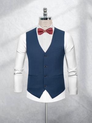 Bộ Suit Xanh Navy Họa Tiết Kẻ Sọc Modern Fit TGS381
